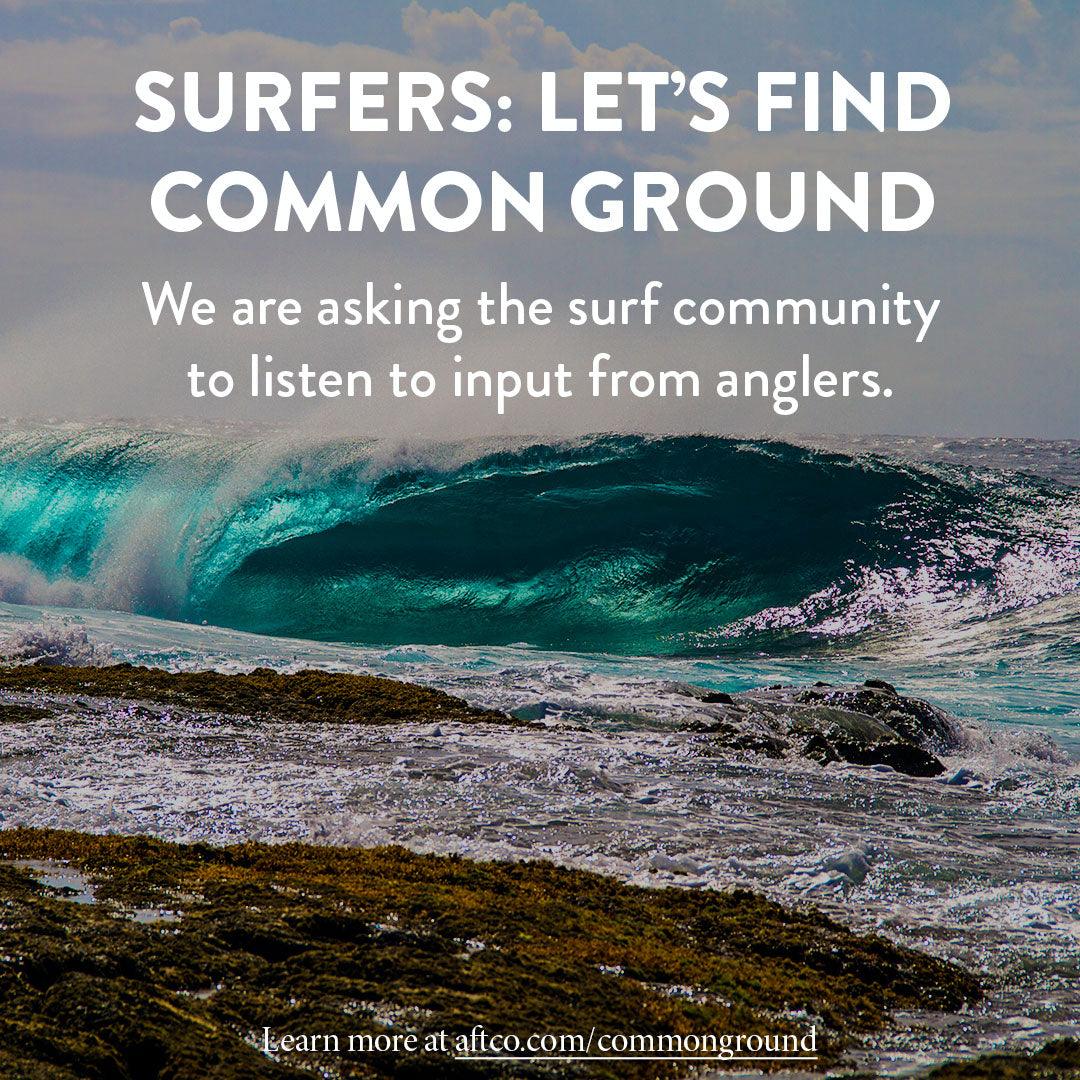 Surfers: Let’s Find Common Ground