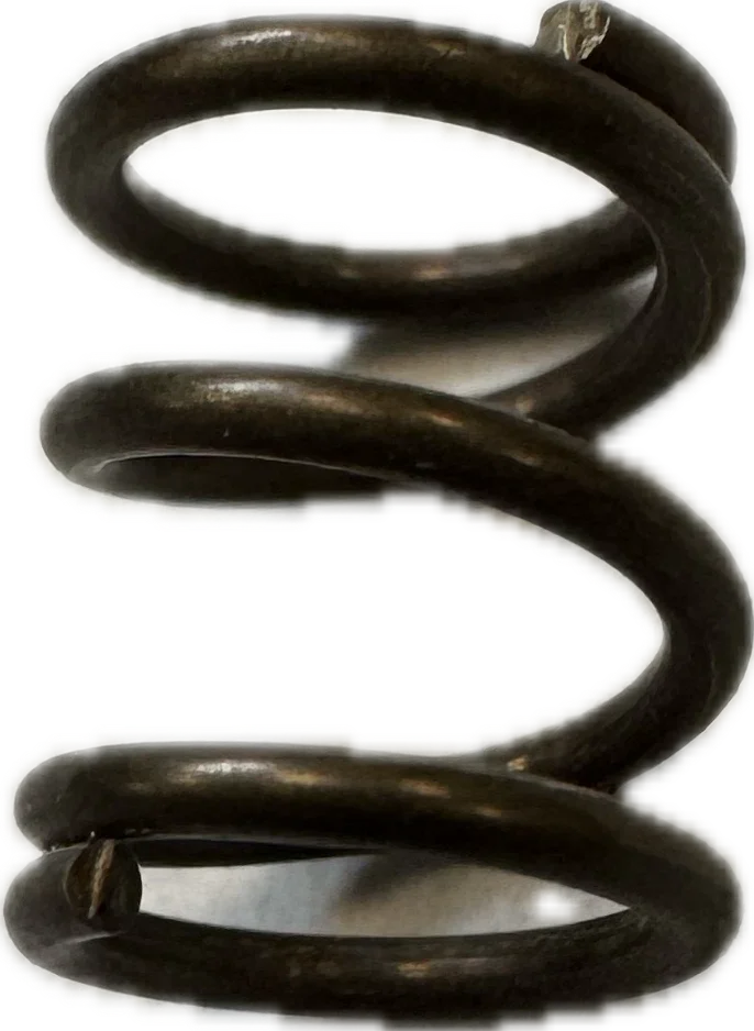 BV-600, 800, 1000 SPOOL SPRING - .032 17-7 SS WIRE, 3.8 TOTAL COILS, .190 MINIMUM DIA, .260 OD,.320 F.L., ENDS CLOSED, HT H-900
