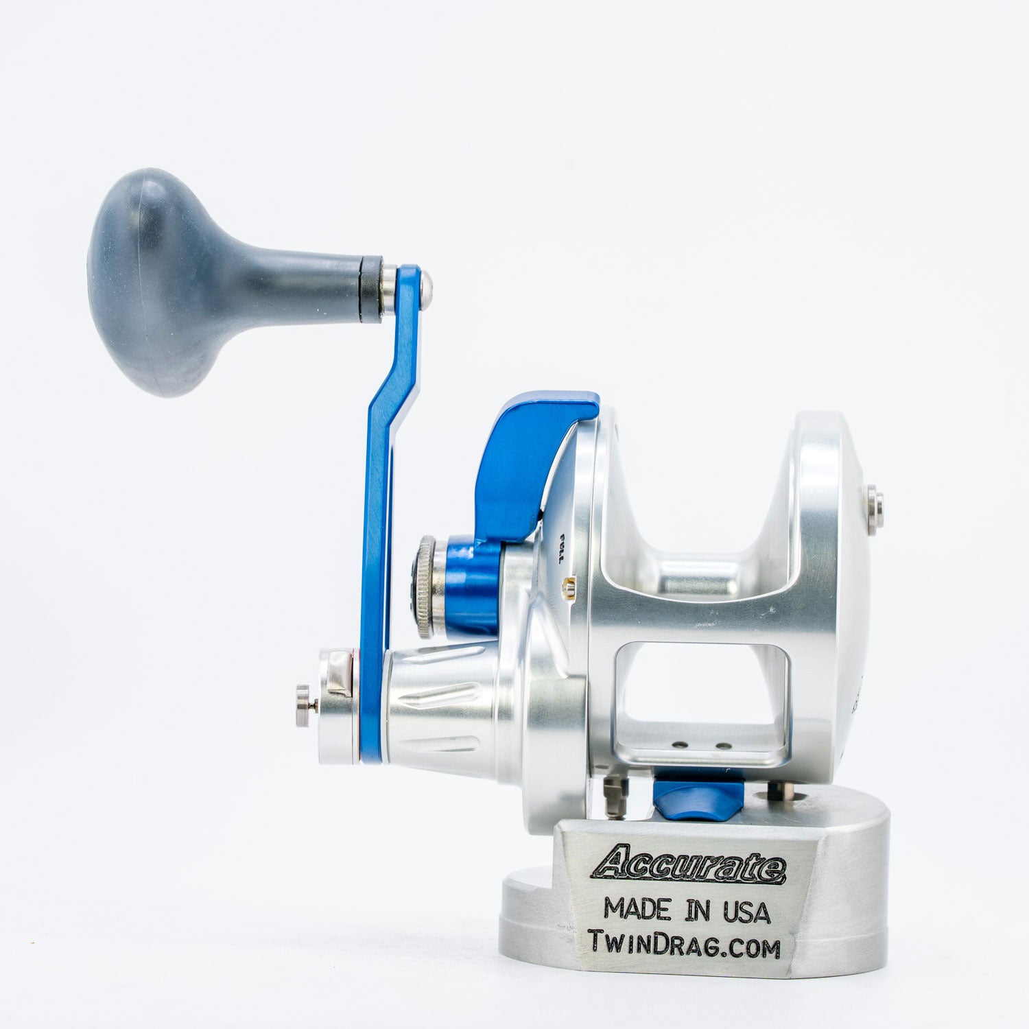 Accurate Valiant 600N フィッシングリール Silver/Blue Valiant 600N 2-Speed – Accurate Fishing