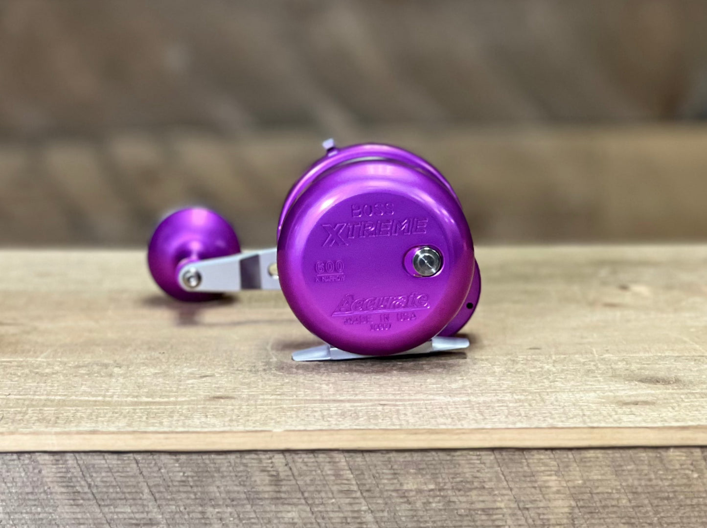 Purple/Silver Boss Xtreme 600NN Lefty 2-Speed