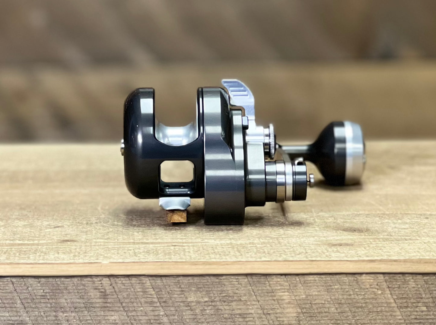 Gun Metal/Silver Boss Xtreme 500N Lefty 2-Speed