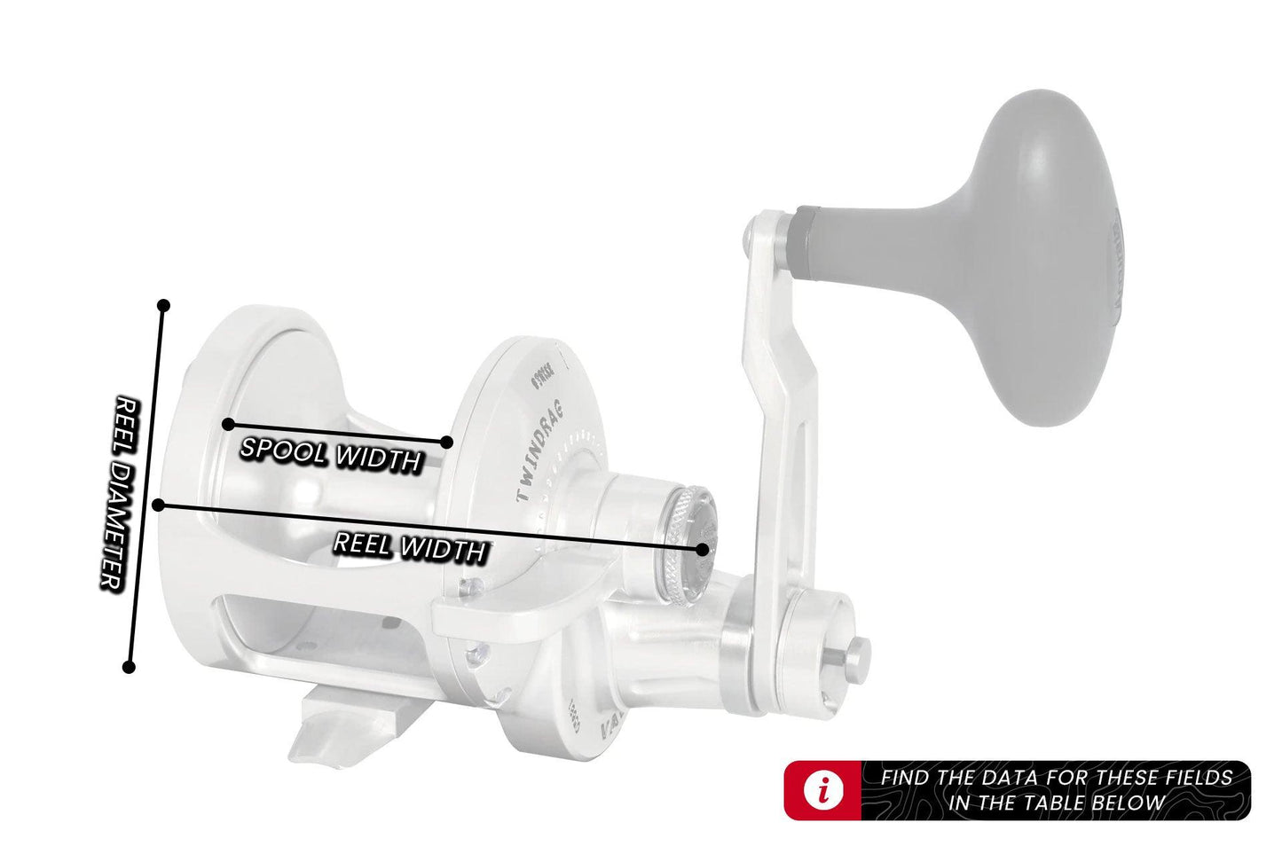 Saltwater fishing reel specs