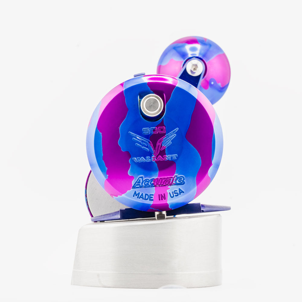 Valiant 2 Limited Edition Purple/Blue Camo – Accurate Fishing