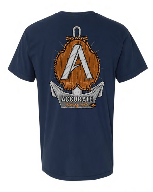 Accurate Anchor T-Shirt Navy