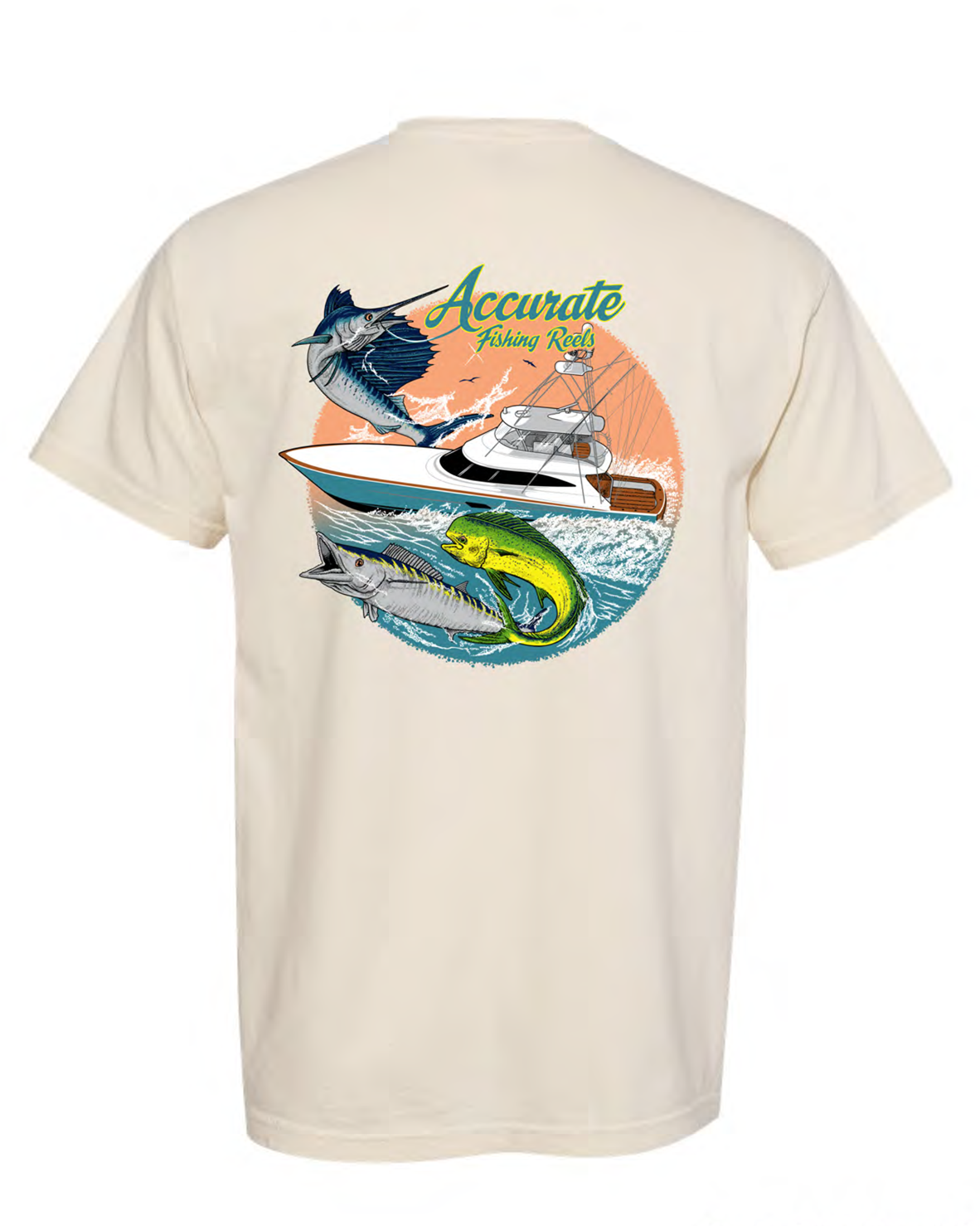 Accurate East Coast Offshore Tee Ivory