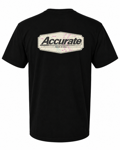 Accurate Map Tee Black