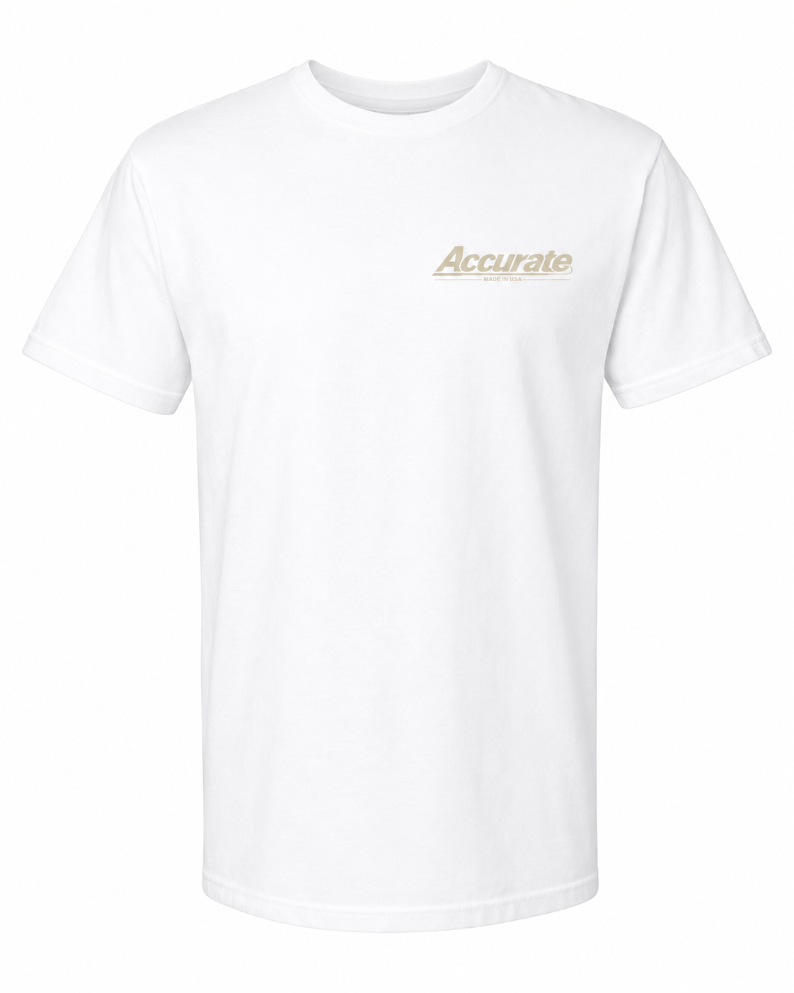 Accurate Map Tee White