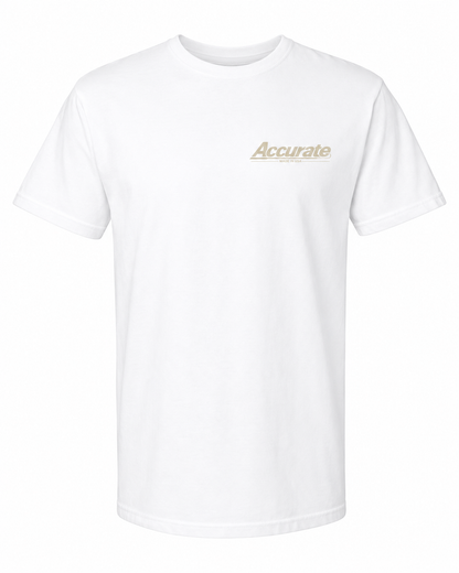 Accurate Map Tee White