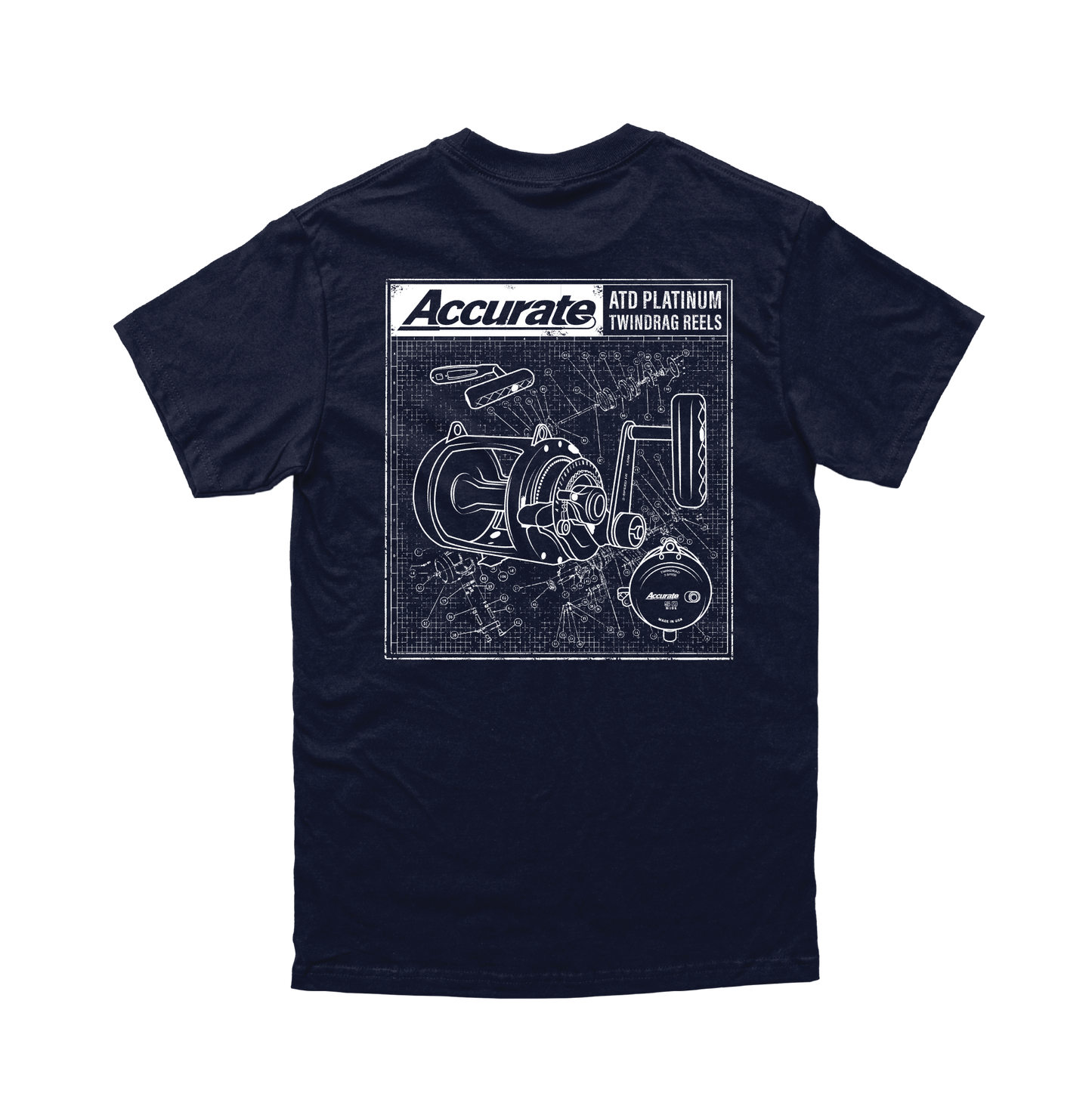 Accurate ATD Platinum Tee Navy