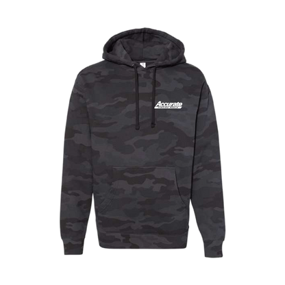 Accurate Heavyweight Logo Hoodie Black Camo