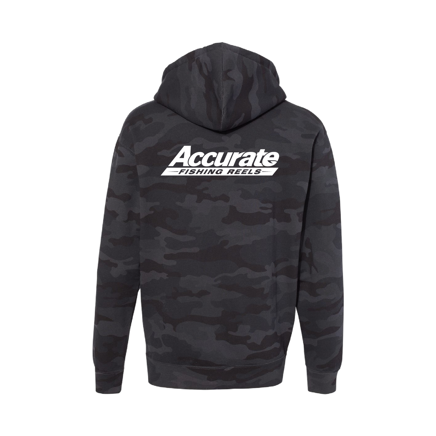 Accurate Heavyweight Logo Hoodie Black Camo