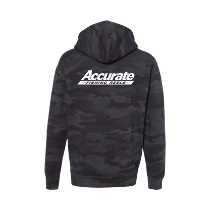 Accurate Heavyweight Logo Hoodie Black Camo