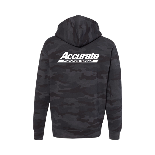 Accurate Heavyweight Logo Hoodie Black Camo