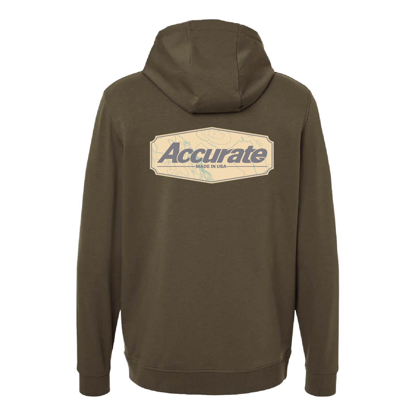Accurate Map Performance Hoodie Pine