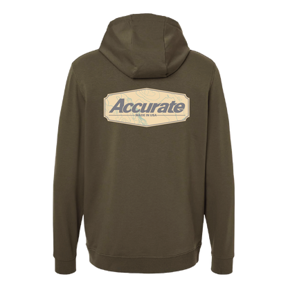 Accurate Map Performance Hoodie Pine
