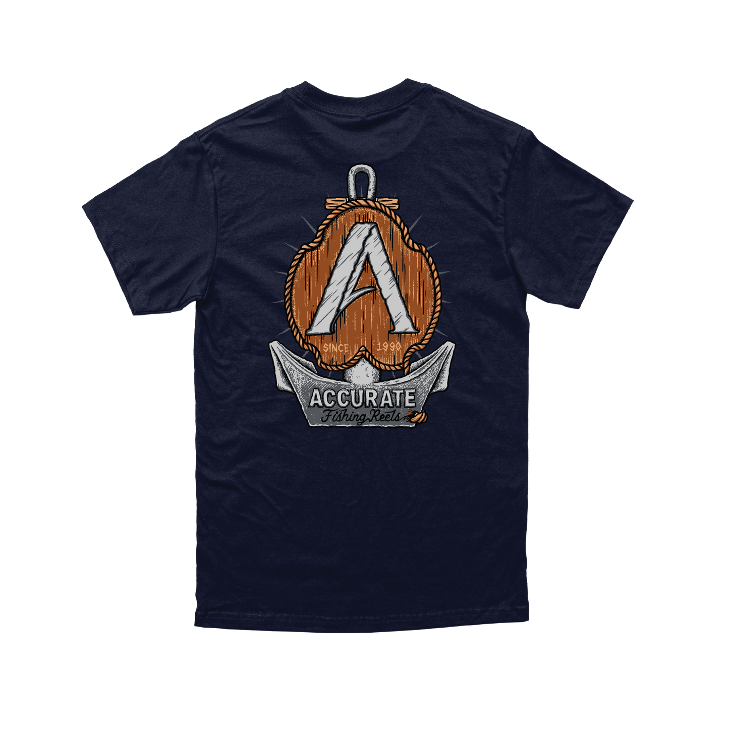 Accurate Anchor T-Shirt Navy