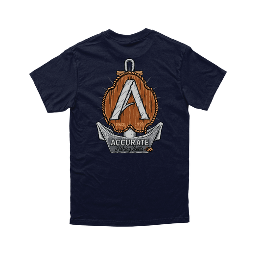 Accurate Anchor T-Shirt Navy