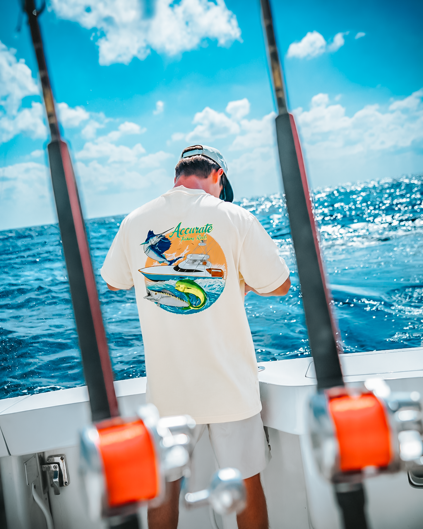 Accurate East Coast Offshore Tee Ivory