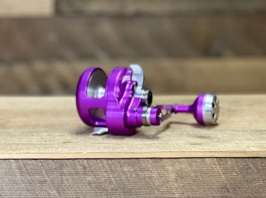 Purple/Silver Boss Xtreme 600NN Lefty 2-Speed