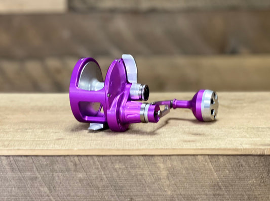 Purple/Silver Valiant 800HN Lefty 2-Speed